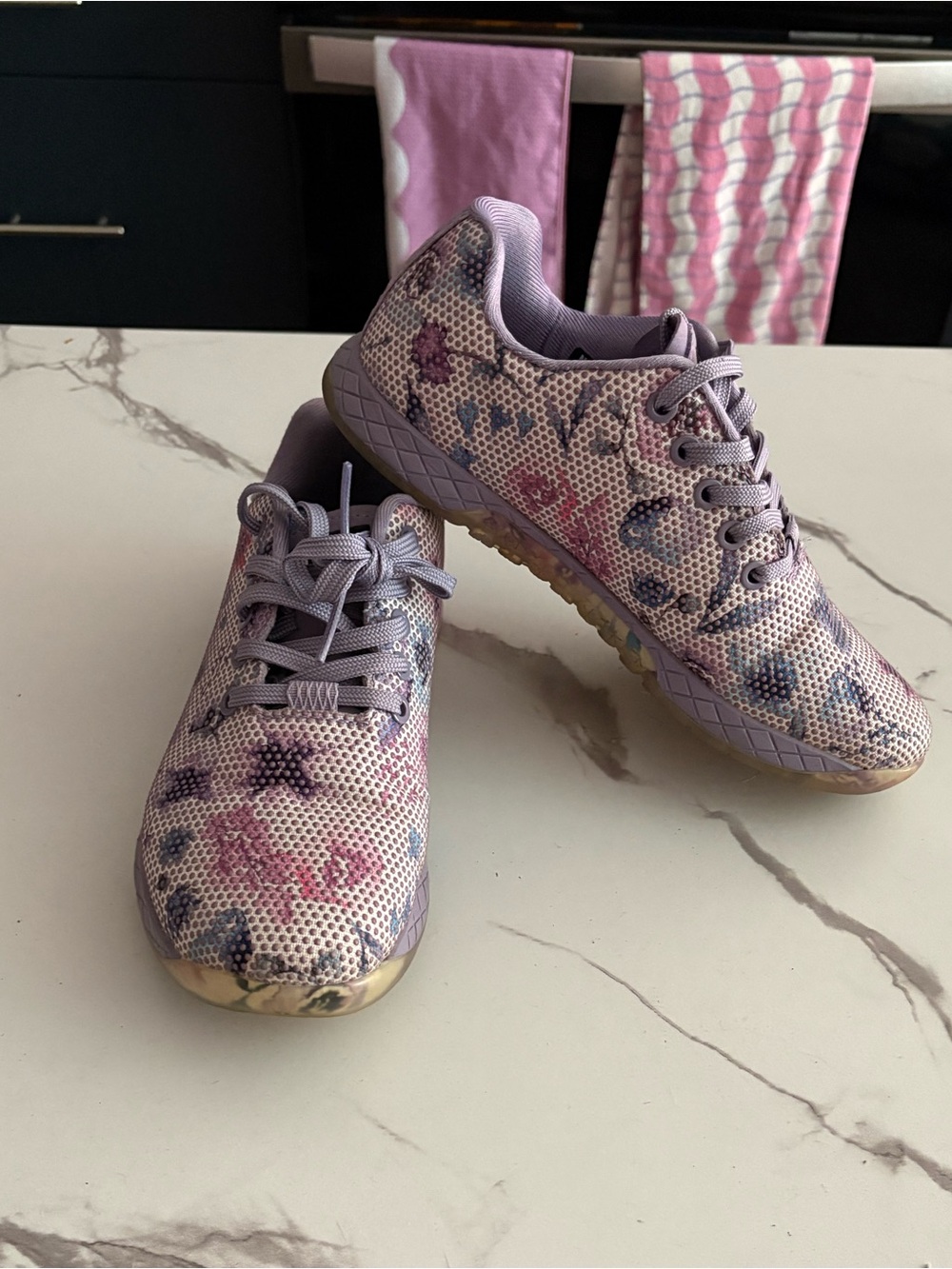 NOBULL Floral Trainers Women’s Size 7.5 Cross Training Shoes